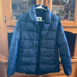 Old Navy like new navy blue ladies puffer coat Medium